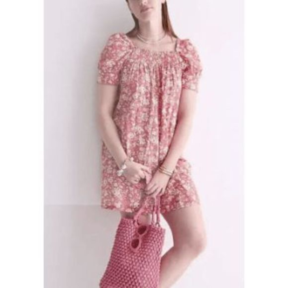 J. Crew Afternoon Nap‎ Pink Floral Dress
